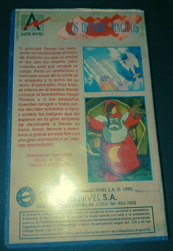 Los Duendes Mágicos!! Animados Clásico En Vhs!! (Usado)