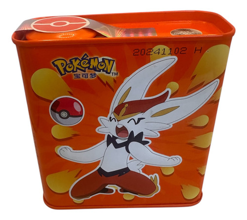 Gomitas Pokemon Lata Coleccionable Coreana Japonesa 95 Gms