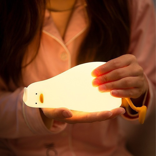 Lámpara Led Nocturna Con Sensor De Tacto Usb Flip Pato Clap