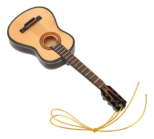 Modelo De Guitarra: Guitarra En Miniatura De Madera Decorati