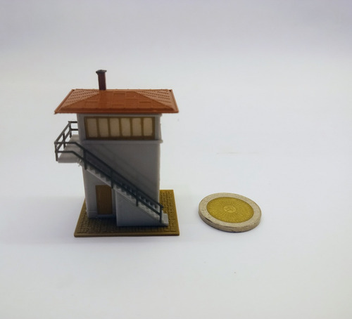 Cabina Señales Escala 1/160 Maquetas Miniatura Imp 3d