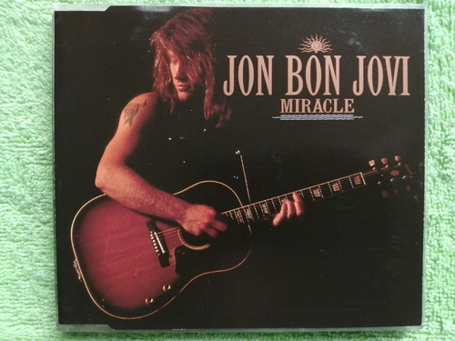 Eam Cd Single Jon Bon Jovi Miracle 1990 Edic Europea Vertigo