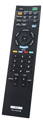 Rm-yd033 Control Remoto Compatible Sony Bravia - Pack Inclui