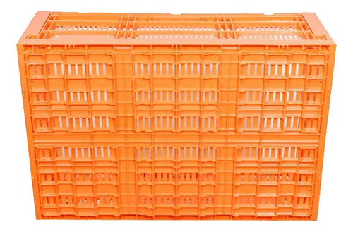 Caja De Polietileno Diseño Plegable, Mxhxf-003, 3 Pzas, 28kg Color Naranja MechaBox34