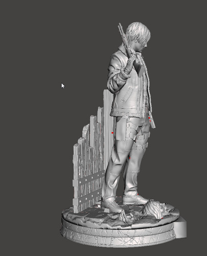 Leon S. Kennedy Con Escopeta Resident Evil 4 Figura 3d