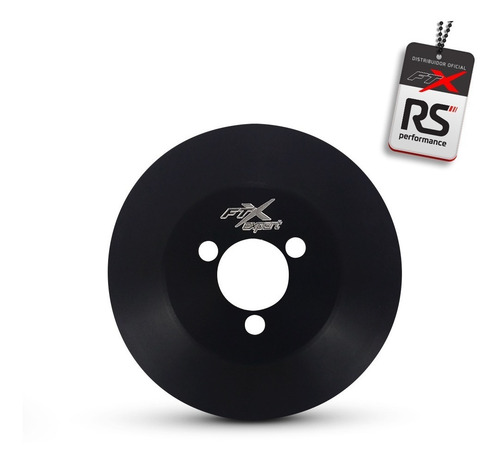 Polia Bomba D'água Alumínio Billet Vw Ap 8v Black Ftx Expert