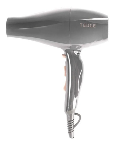 Secador De Pelo Tedge Con Una Boquilla Color Gris 220 V Color Gris oscuro