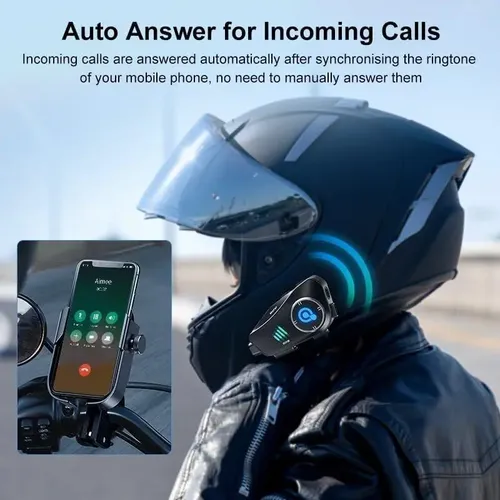 Fone Bluetooth Para Moto Com Câmera Hd