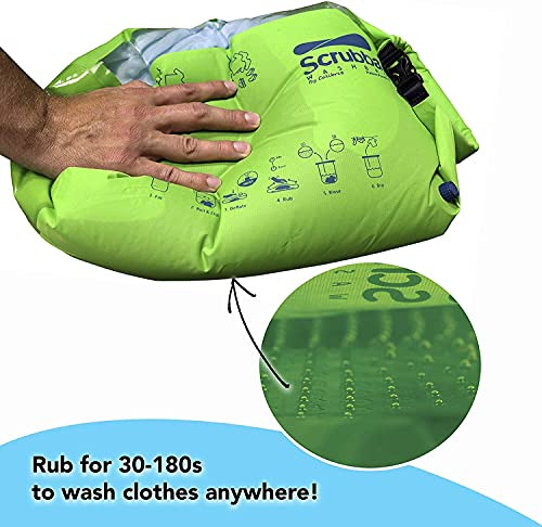 Lavadora De Manos Plegable Scrubba Con Bolsa De Lavado Portá