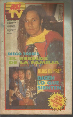 Revista / Asi Tv / Tapa Diego Torres / Soledad Silveyra /a19