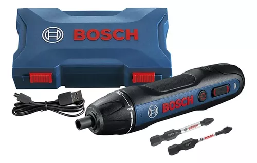 Atornillador A Batería Bosch Go 3,6v Bivolt Color Azul