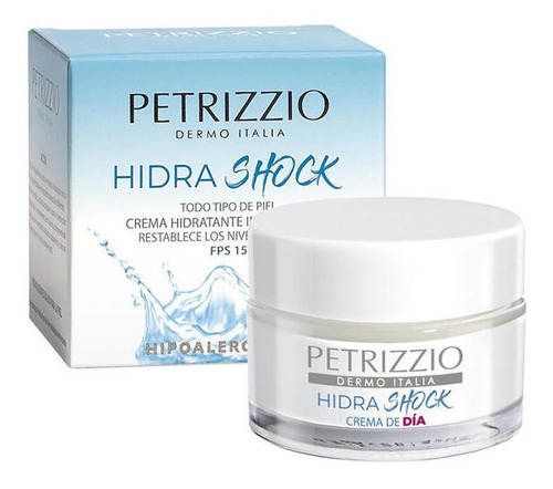 Crema Hidratante Intensiva Día Fps15 Hidrashock Petrizzio