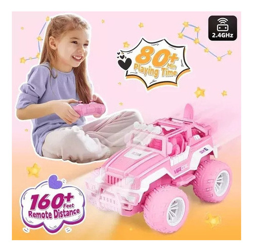Auto Con Control Remoto Femenino Ratio 1:16 Co Car