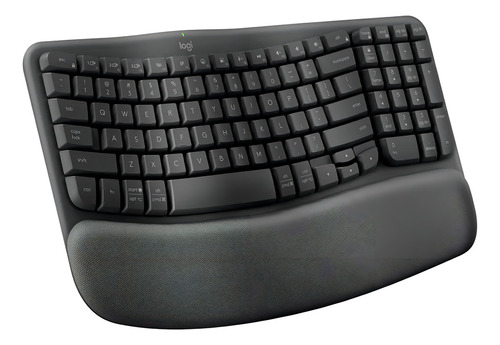 Teclado Logitech Wave Keys 920-012278 Ergonômico Sem Fio Idioma Inglês Us