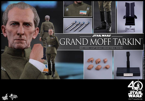 Hot Toys Grand Moff Tarkin Star Wars (Usado)