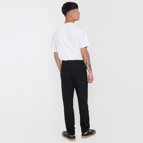 Pantalón Hombre Jogger Twill Negro Corona