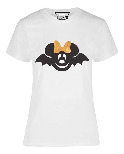 Playera Minnie Y Mickey Halloween Mujer