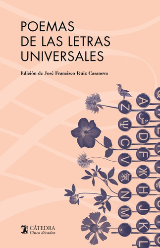 Poemas De Las Letras Universales, De Varios Autores., Vol. 1. Editorial Ediciones Catedra, Tapa Dura En Español, 2023
