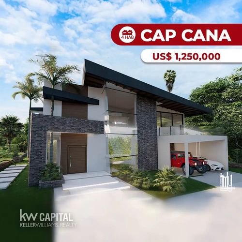 Villa En Venta Ubicada En Cap. Cana Us$1,250,000.00