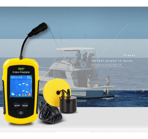 Transdutor De Sensor De Sonar Portátil Fish Finder