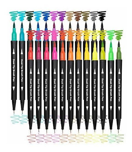 Pack De 24 Rotuladores De Colores Artisticos De Punta Fina