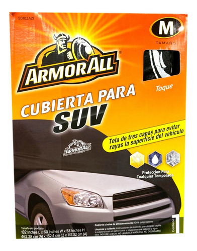 Cubierta Camioneta Suv Maxima Protección Tamaño M Armor All