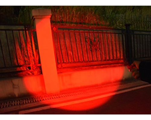 Linterna De Luz Led Roja De Modo Único De Alta