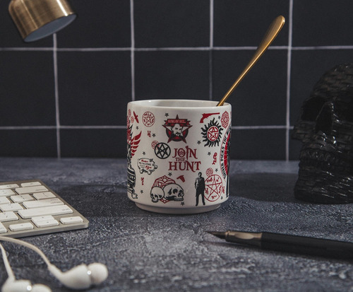 Caneca Silver Buffalo Supernatural Join The Hunt 380 Ml
