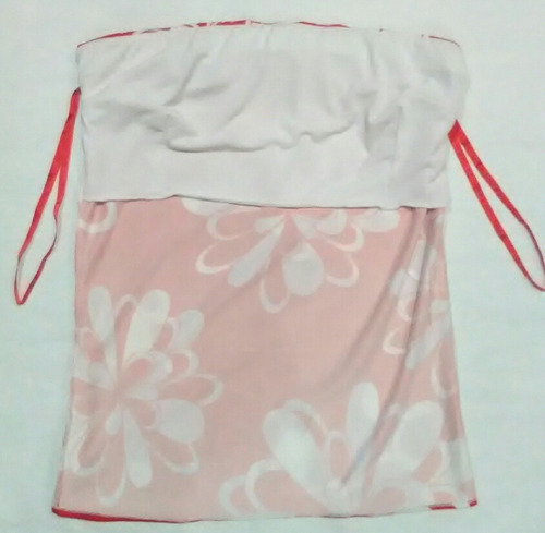 Strapless Estampado Floreado