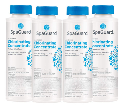 Concentrado Clorante Spas Spaguard (14 Oz) (paquete De ...