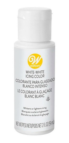 Imagen 1 de 4 de Colorante Para Glaseado Blanco Intenso Wilton - No Full