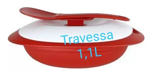 Tigelas Mágica Vermelho 3 Peças+2colher+1concha Tupperware