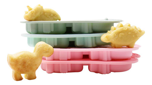 Molde De Silicona For Pastel De Dinosaurio.