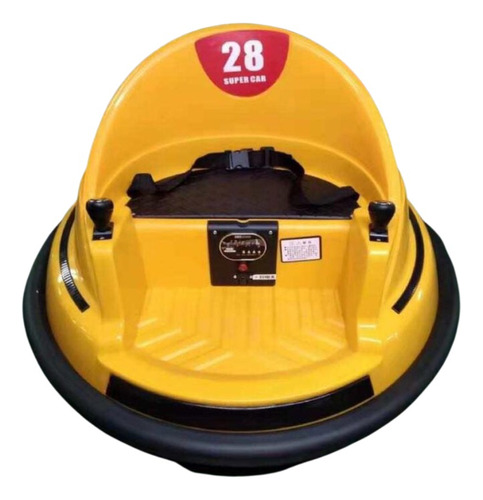 Carrito Chocon Bumper Car 6v Montable Niños Divertido Color Amarillo