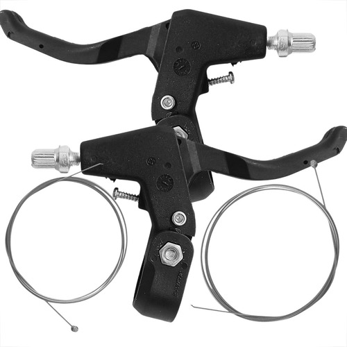 Kit De Maçaneta Freio V-brake Nylon Cabos De Aço Bicicletas