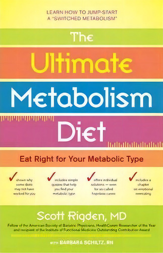 Ultimate Metabolism Diet, De Scott Rigden. Editorial Hunter House Inc U S, Tapa Blanda En Inglés