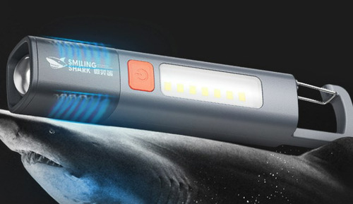 Lanterna Led Portátil Para Trabalho De Longo Alcance, Compac