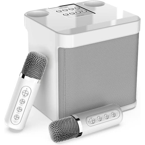 Máquina De Karaoke Con 2 Micrófonos Inalámbricos Para Adulto