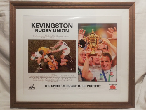 Cuadro Kevingston Rugby Union,66cm X 56cm