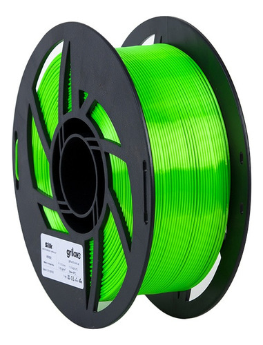 Filamento de seda Grilon3 1 kg Pla Silk 1,75 mm * 3 camadas* Cor verde