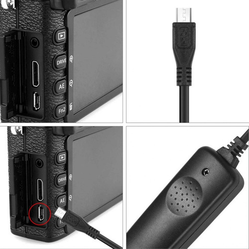 Rs4012 Cabo Disparador Para Fujifilm X-pro2 X-t2 X-t1 X-t20