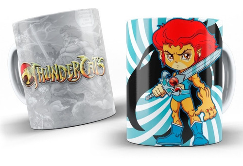 Thunder Cats Kit 9 Plantillas Editables Para Sublimar Tazas