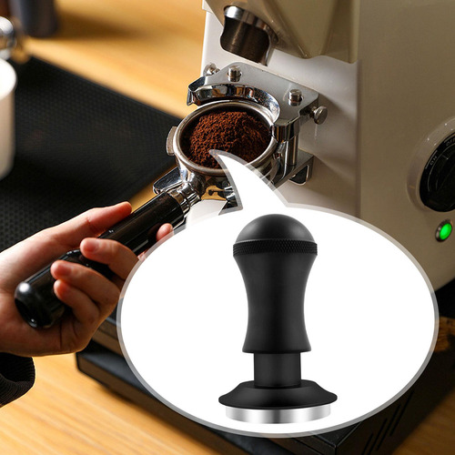 Tamper De Presión De Espresso, Tamper De 51 Mm Negro