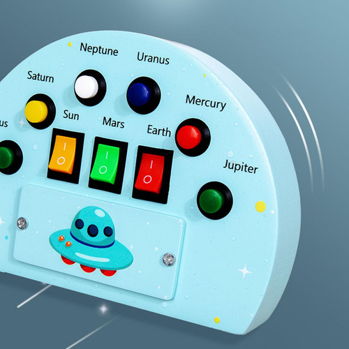 Placa Ocupada Montessori Com Led, Espaço Led Placa Ocupada