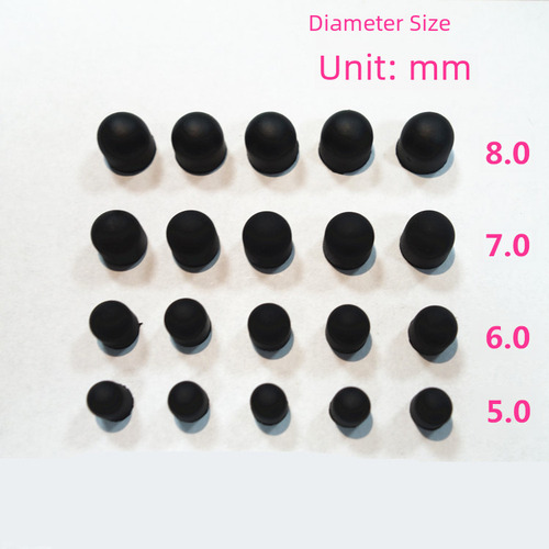 50 Lápices Capacitivos Universales De Silicona Para Cabeza