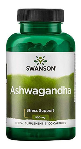 Swanson Premium Ashwagandha Polvo 450 Mg 100 Cápsulas De Gel