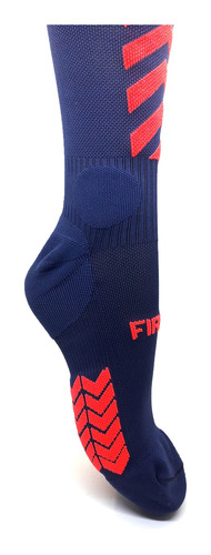 Medias De Compresion Fireman Sock Azul Y Naranja