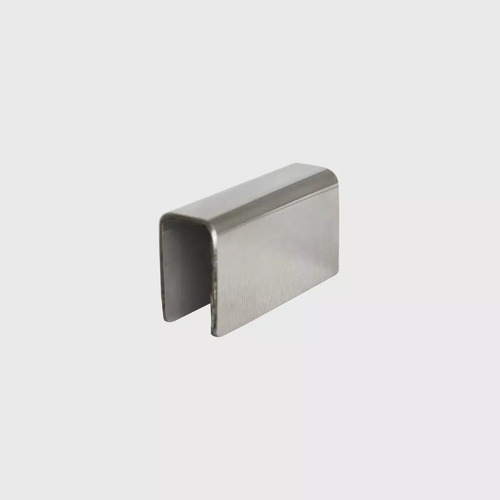 Perfil U Reto Inox - Para Unir Vidros Guarda-corpo Corrimao