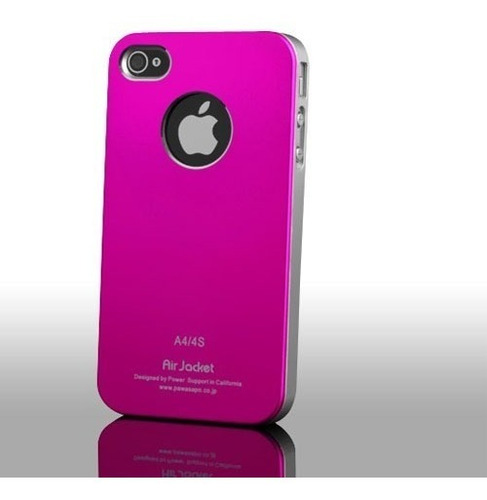 Carcasa Airjacket Color Rosado iPhone 4