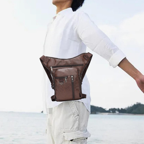 Bolsa Cartuchera Para Motocicleta, Para Marron Oscuro
